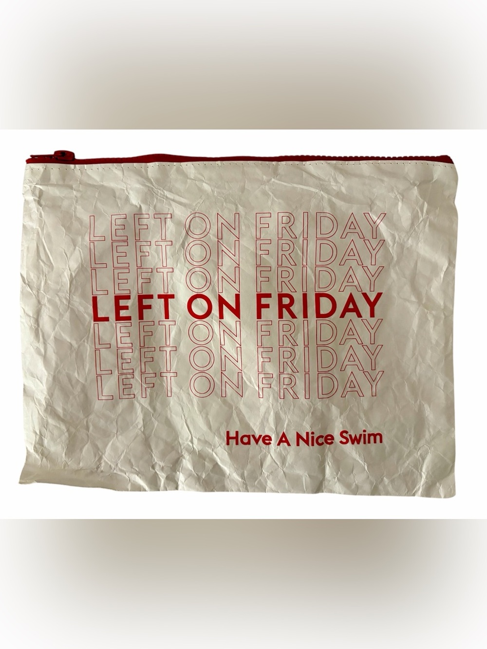 NWOT Left on Friday swim pouch